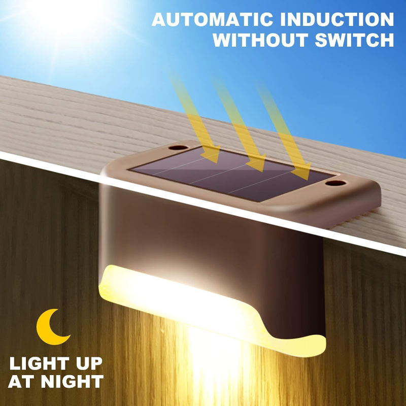 LED solar outdoor light with dusk sensor