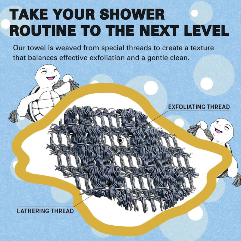 ScrubTowel Exfoliating Shower Towel