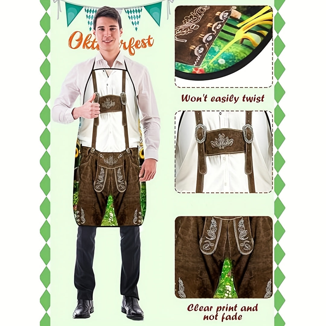 Oktoberfest Apron Set for Men & Women, 4-Piece BBQ Apron