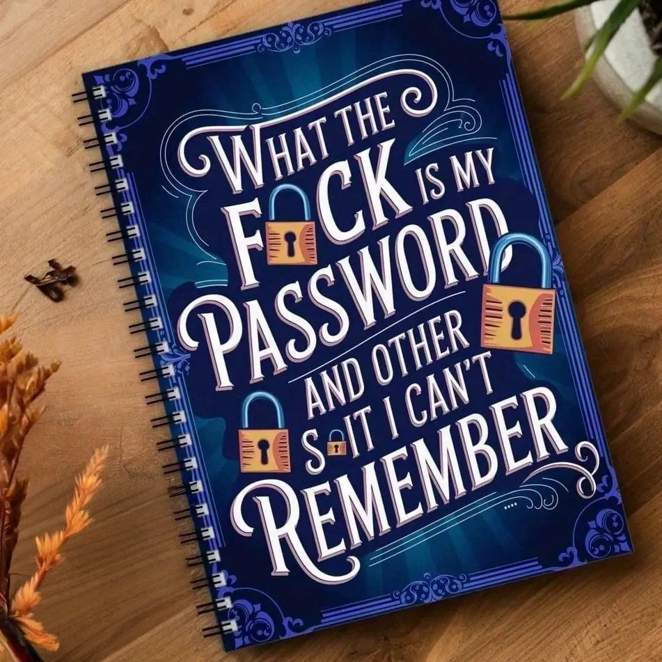 PasswordKeeper Password Book with Discreet Design
