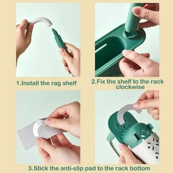 SinkRack Extendable Sink Shelf Organizer