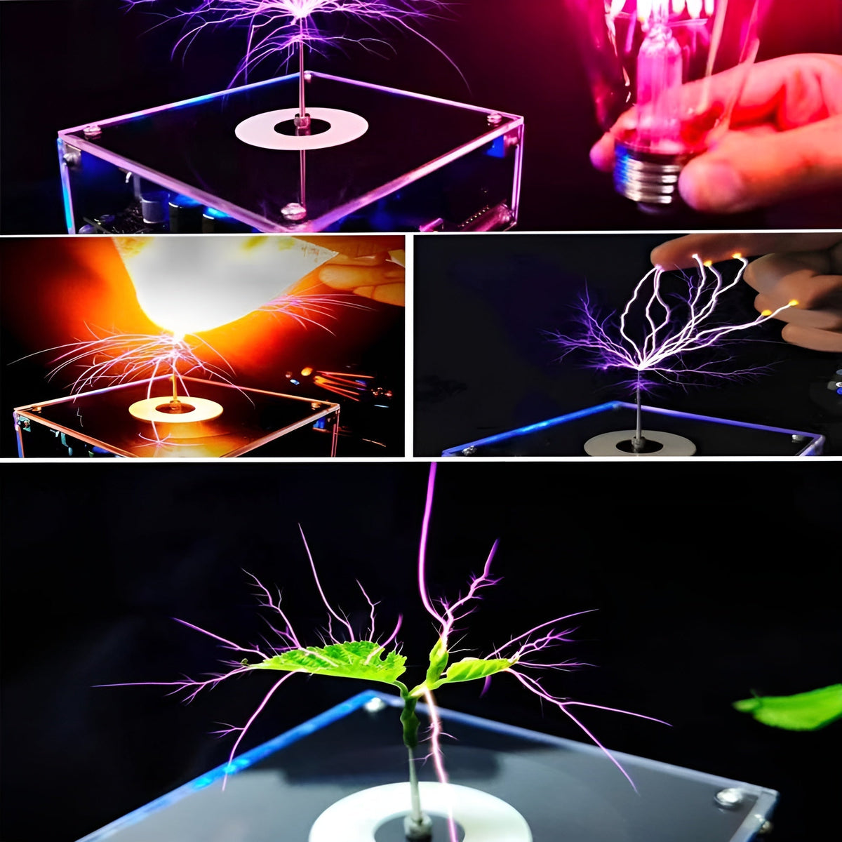 MusicalSpark Tesla Coil with Music Control, Electric Lightning Effect