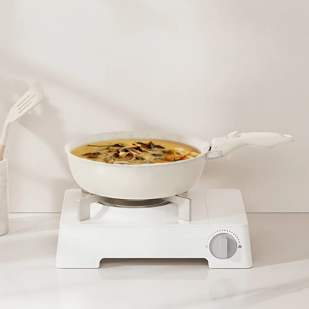 CeramicPans Ceramic Pan Set with Detachable Handles