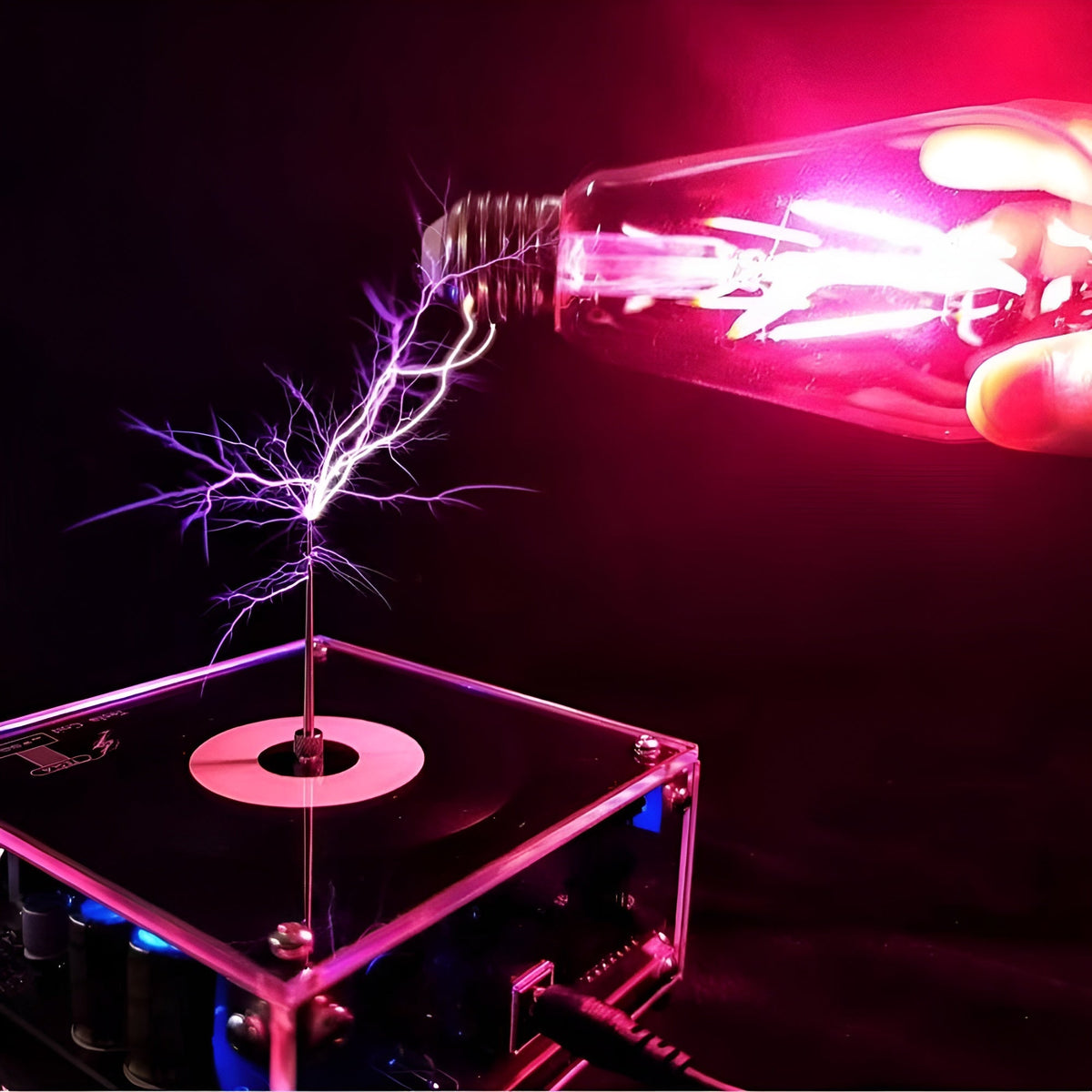 MusicalSpark Tesla Coil with Music Control, Electric Lightning Effect