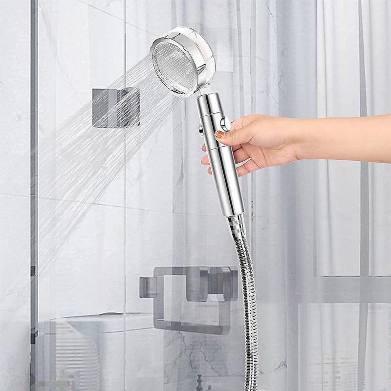 SpinShower 360-Degree Rotating High-Pressure Shower Head