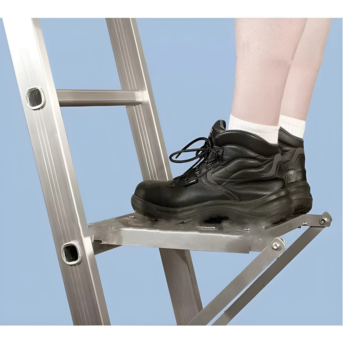 LadderHelper stabile Standfläche auf der Leiter