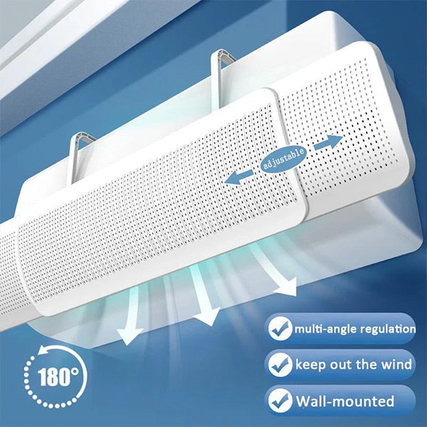 AirDeflector – Adjustable air deflector for air conditioning units