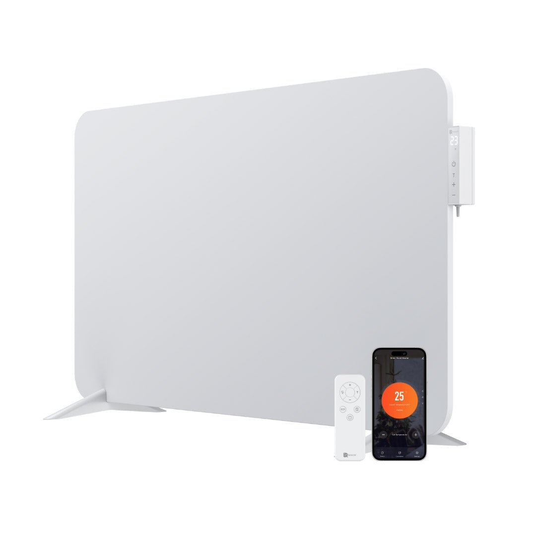 Metal infrared heater with smart thermostat