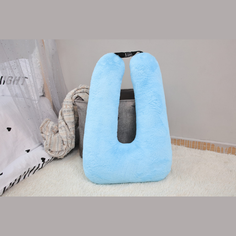 Travel neck pillow with soft U-shape
