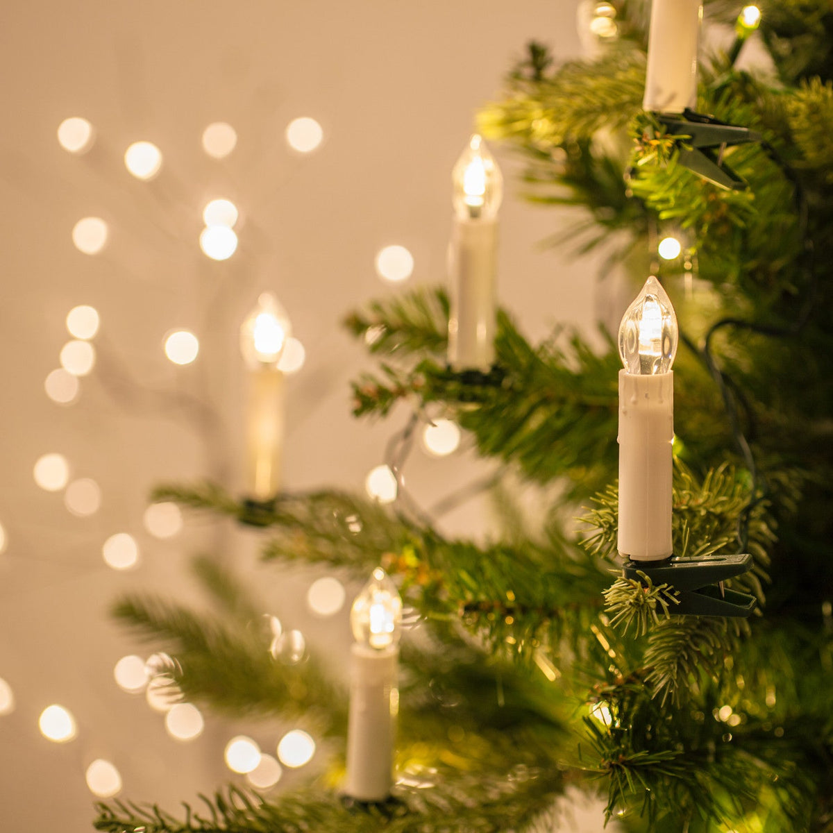 LED Christmas Tree Candles String Lights – 50 count