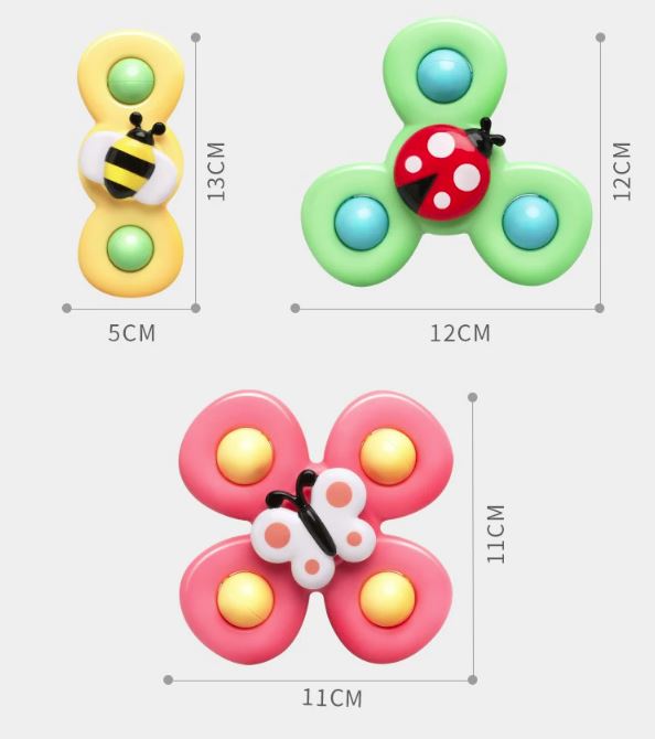 SpinnerToy – Sensory Fidget Toy with Suction Cup