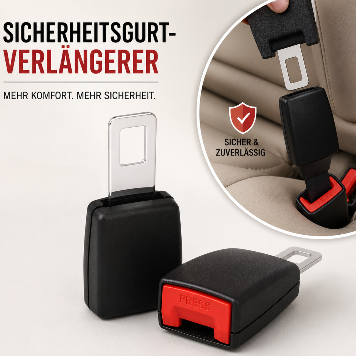 Universal seat belt extender for car