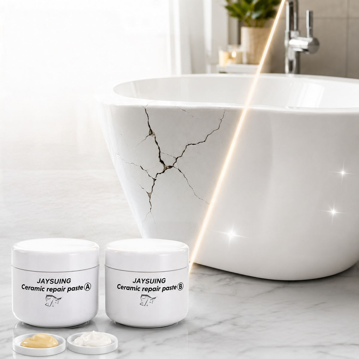 Ceramic repair paste for tiles & ceramics