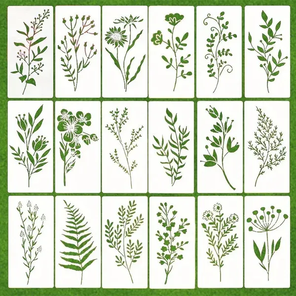 FlowerDecor – Reusable DIY wall stencils