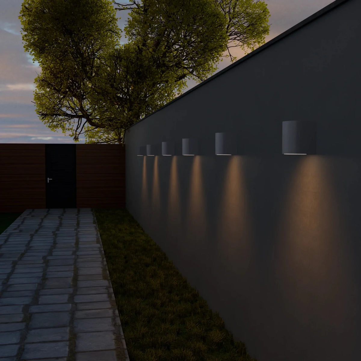 VAYA wall light indoor/outdoor, GU10, IP54