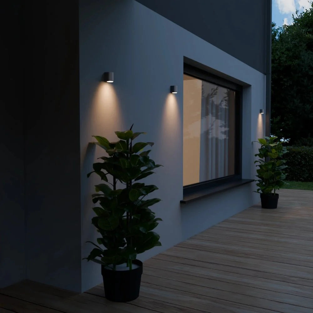 VAYA wall light indoor/outdoor, GU10, IP54