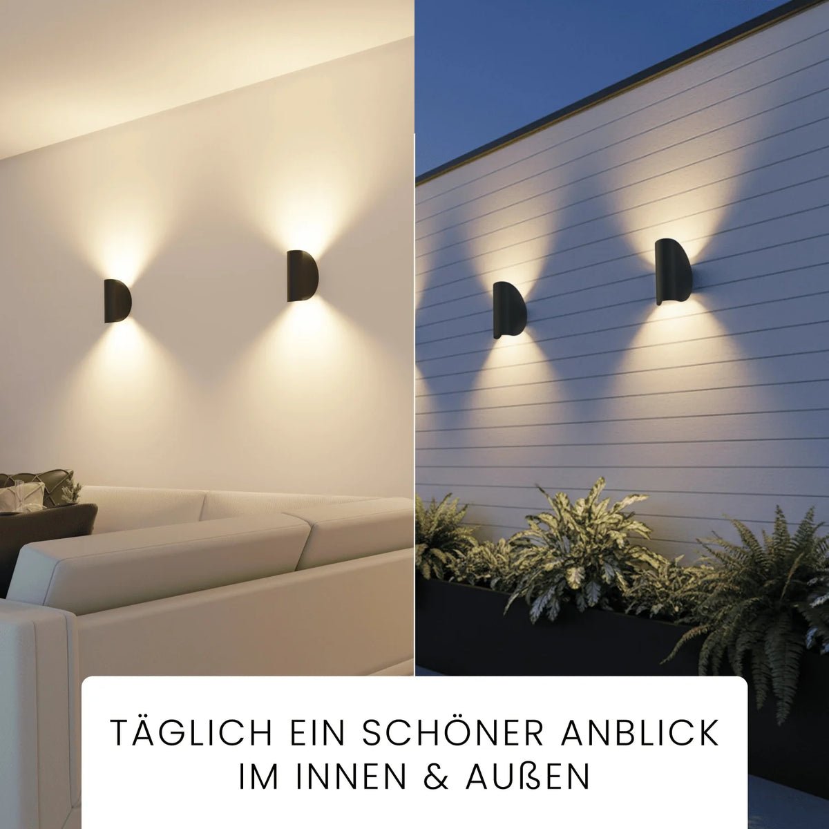 Wandleuchte MILO Up-Down-Light Wirkung