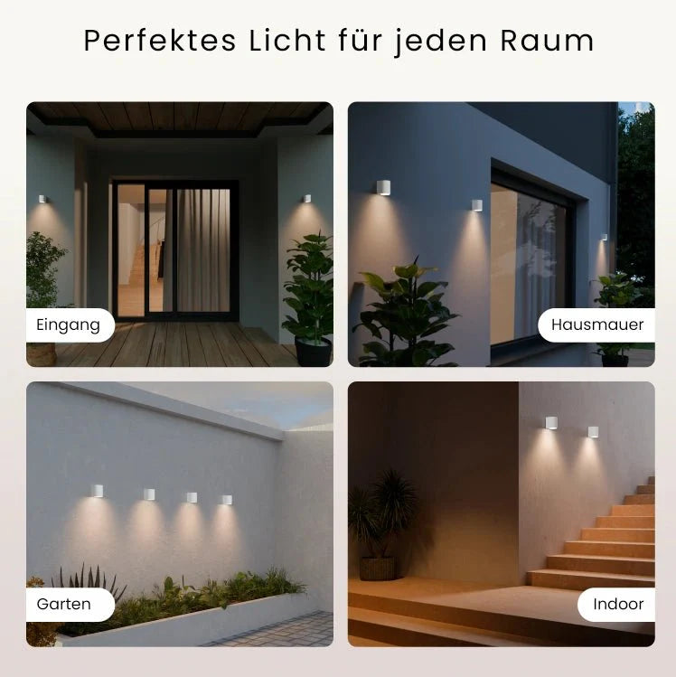 VAYA wall light indoor/outdoor, GU10, IP54