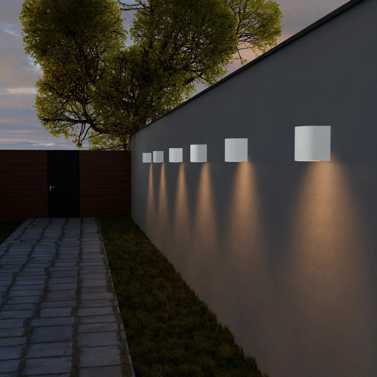 VAYA wall light indoor/outdoor, GU10, IP54