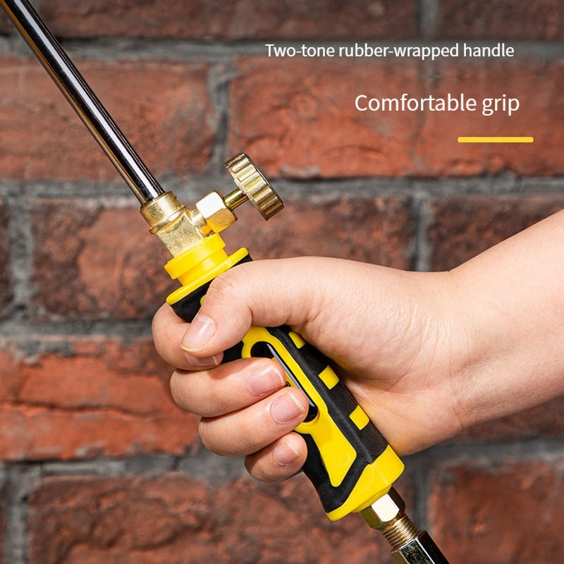Weed burner attachment for gas torch