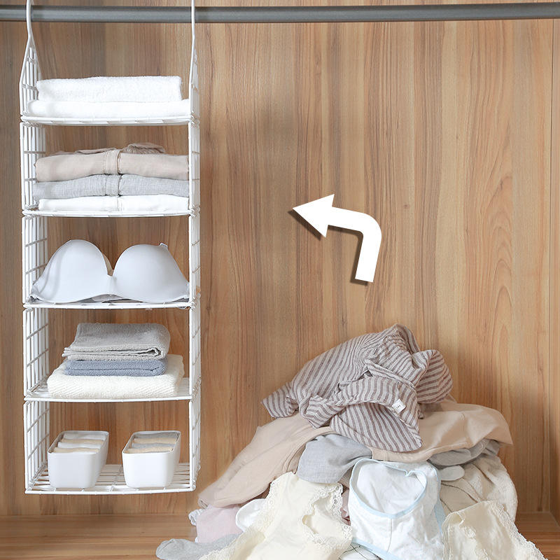 HangingOrganizer – Multi-layer hanging closet organizer