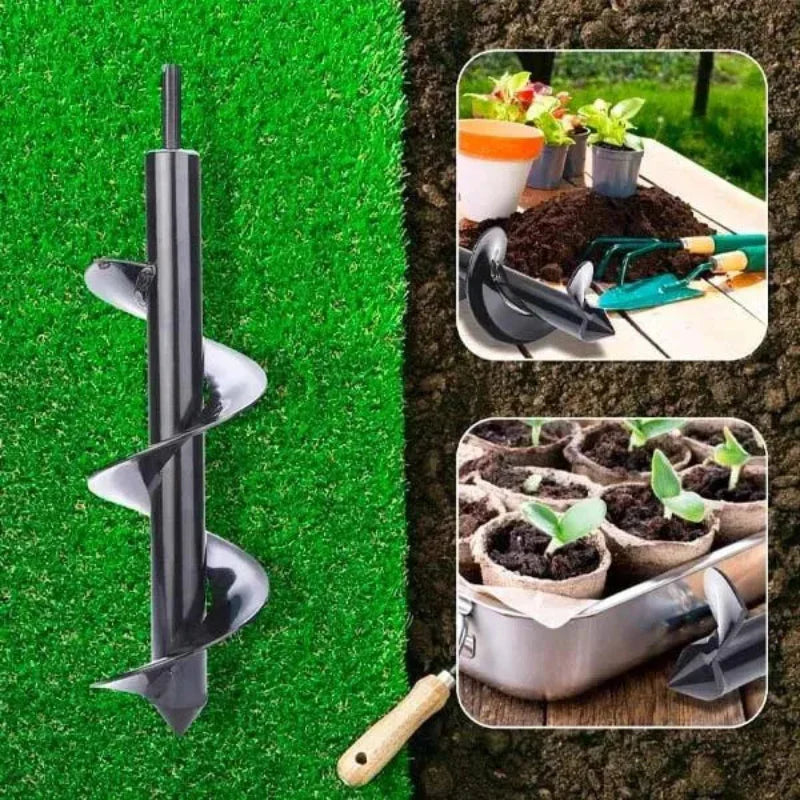 GardenAuger – Drill attachment for planting holes, garden auger