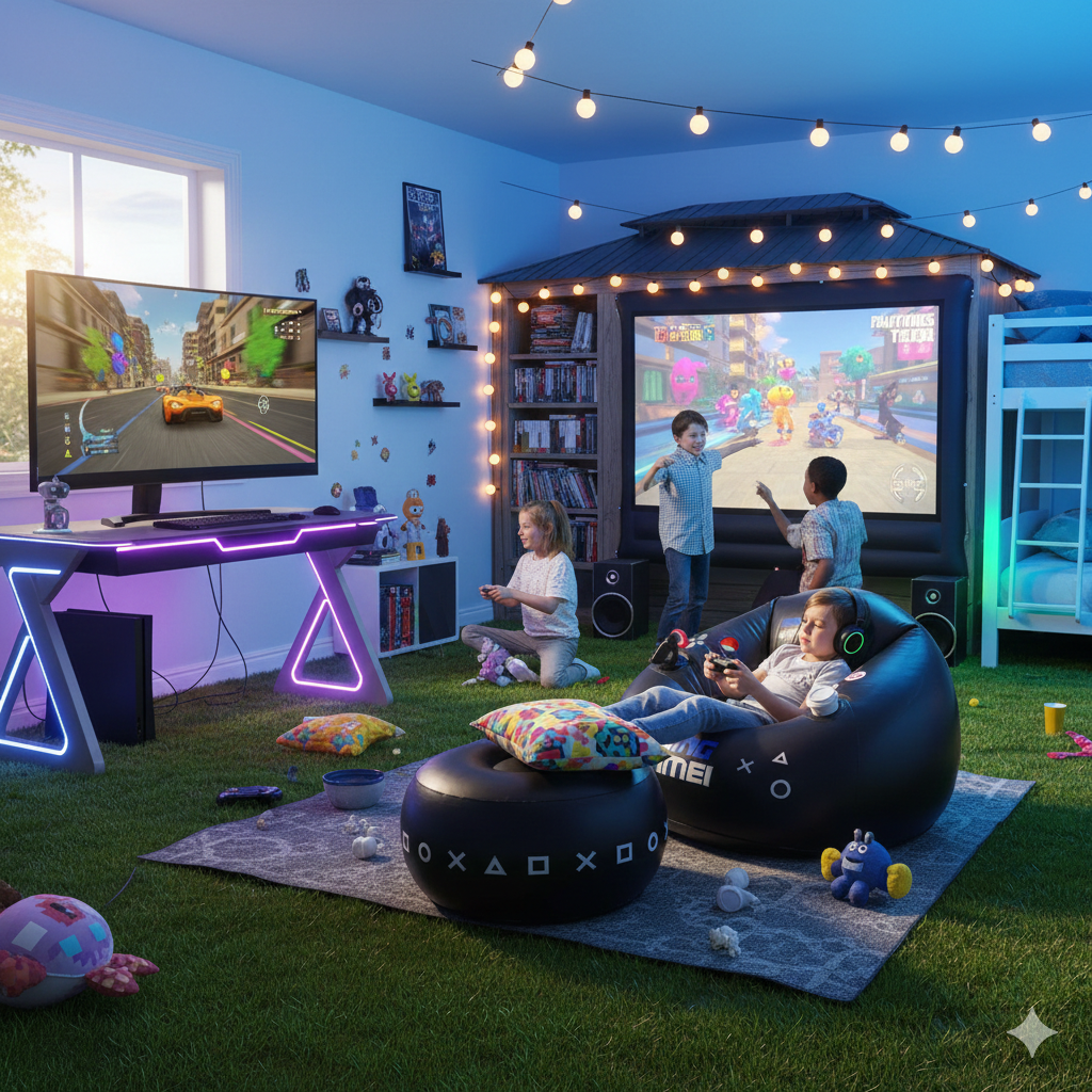 InflatableSeat Inflatable Gaming Seat, Portable And Comfortable