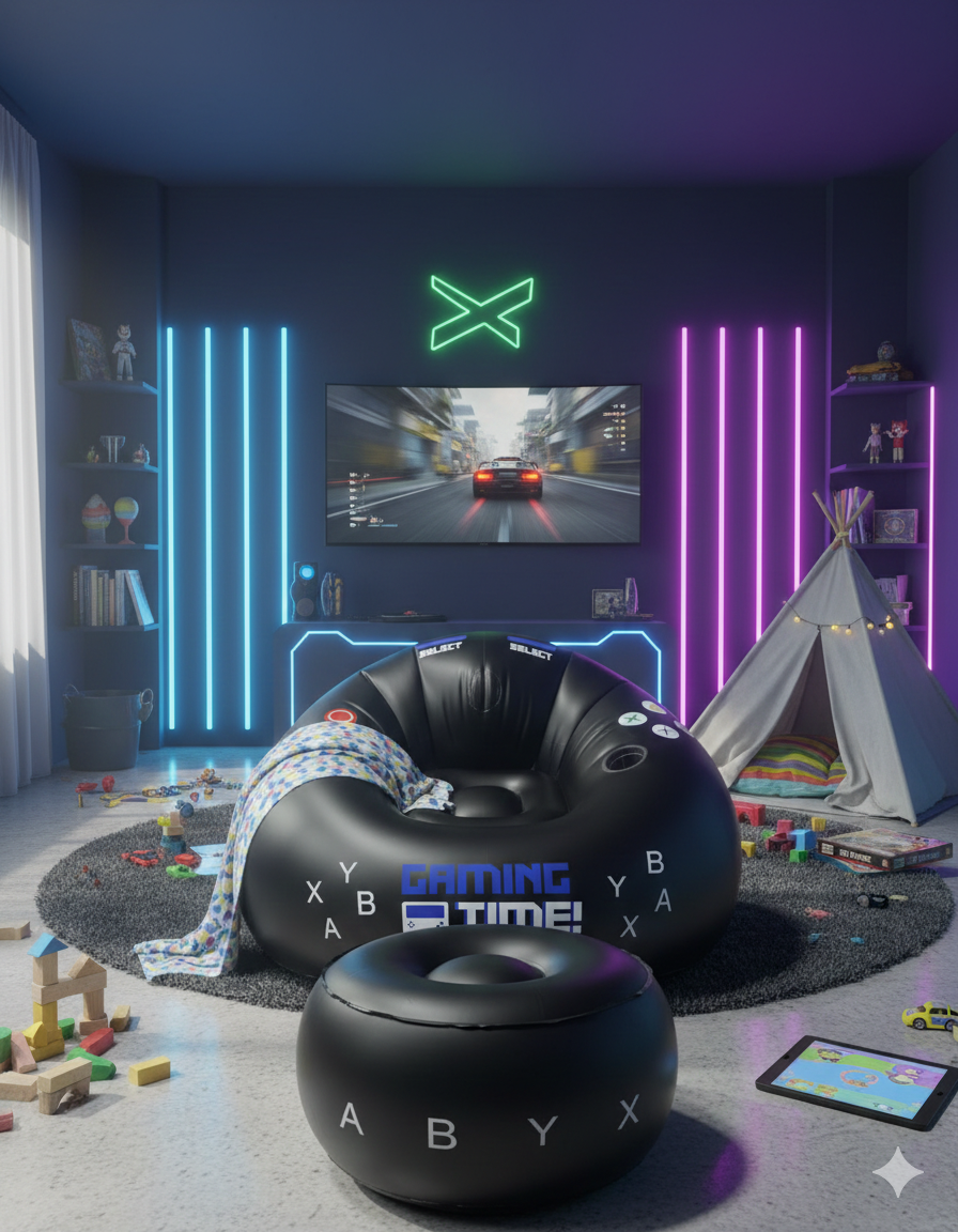InflatableSeat Inflatable Gaming Seat, Portable And Comfortable
