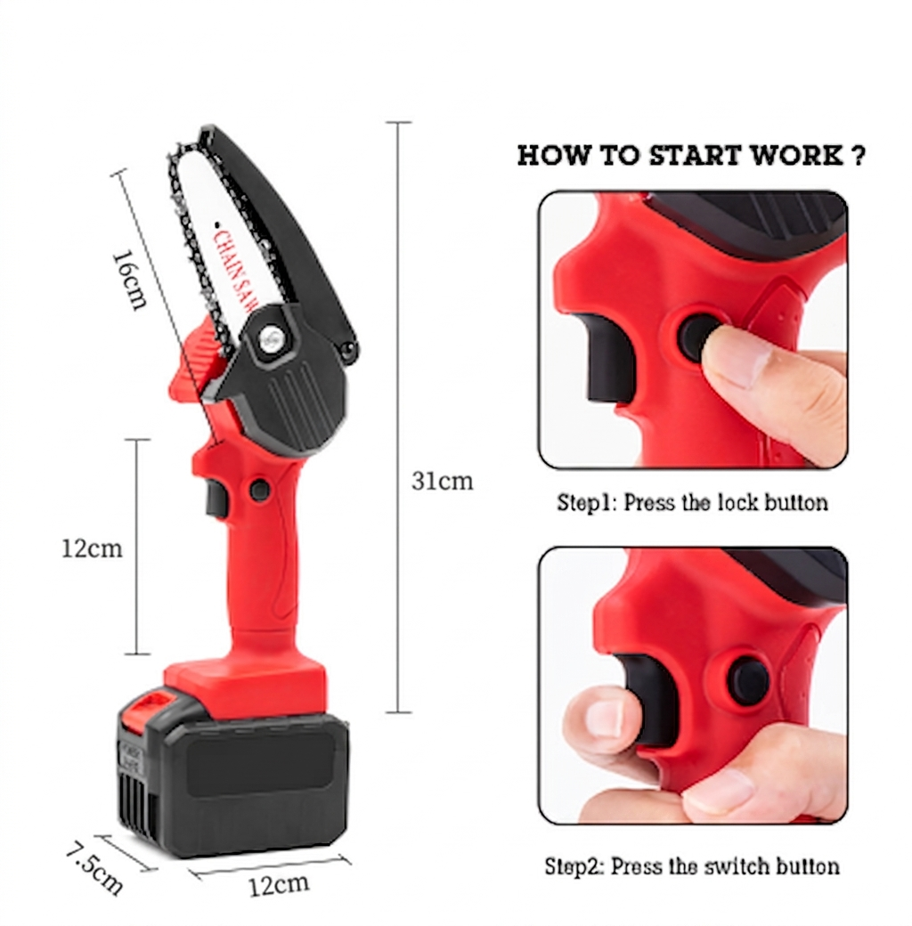 PortableChainsaw – Mini Handheld Chainsaw