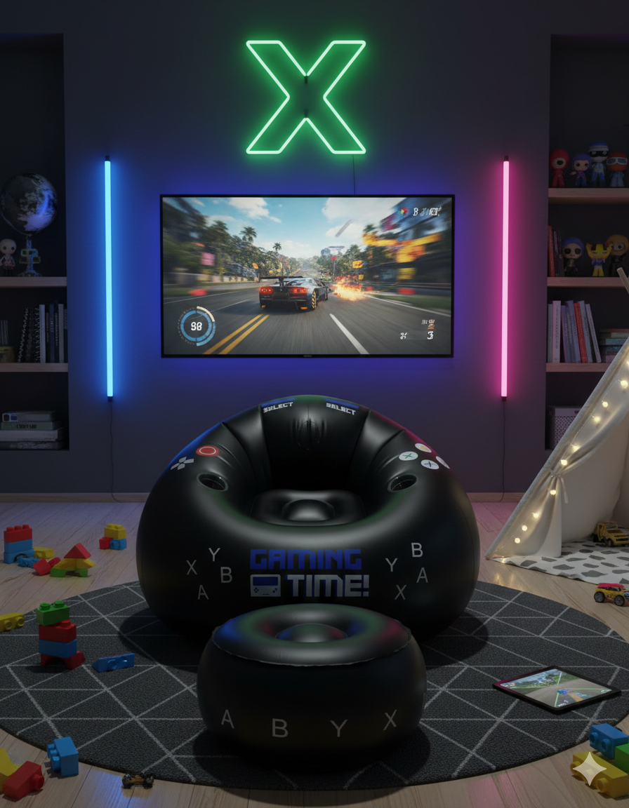 InflatableSeat Inflatable Gaming Seat, Portable And Comfortable