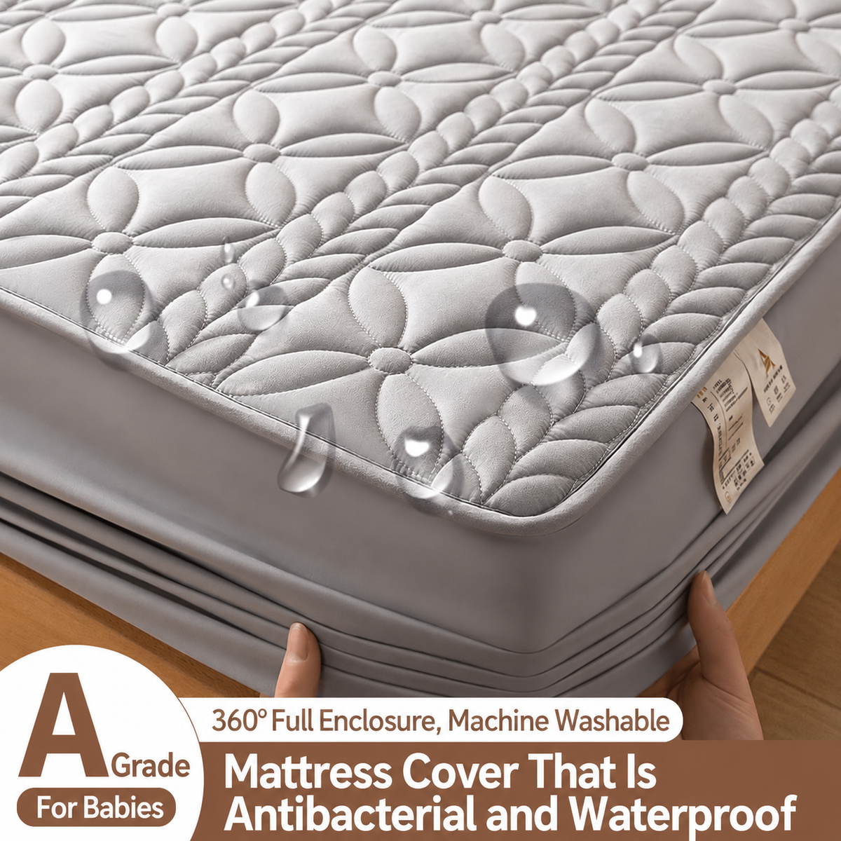 BedCover Waterproof Fitted Sheet, Breathable Mattress Protector