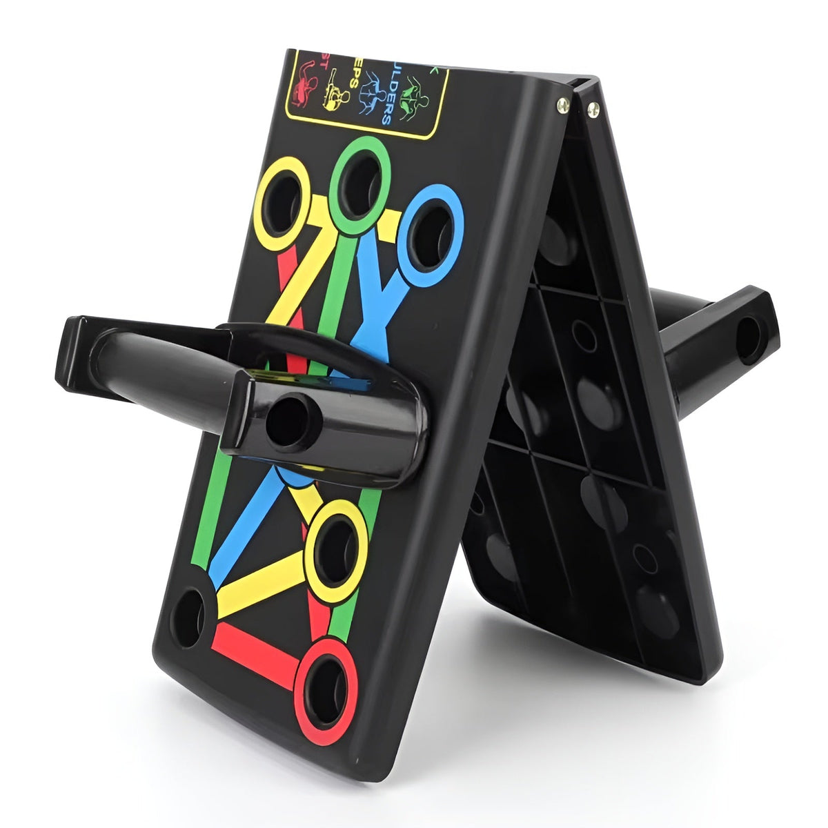 MuscleBoard Push-Up Training Board, Color-Coded System Foldable