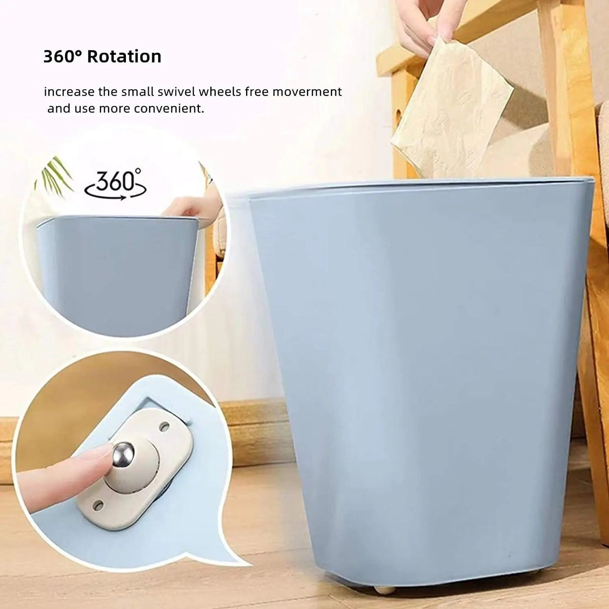 FurnitureWheels – Self-adhesive 360° swivel furniture casters