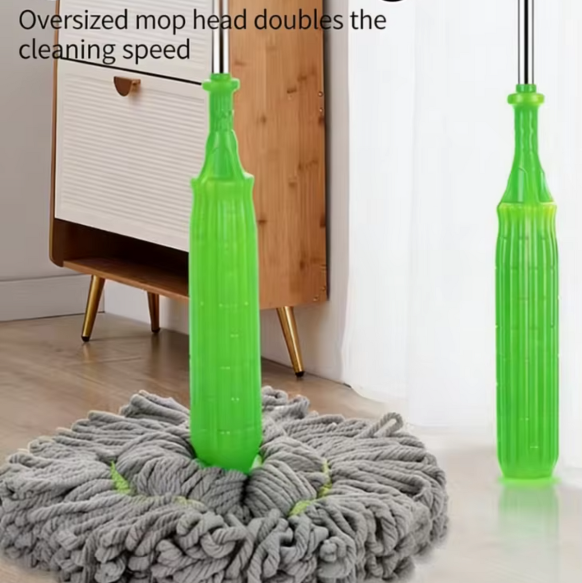 SmartSqueeze Self-Wringing Mop, Hands-Free Cleaning
