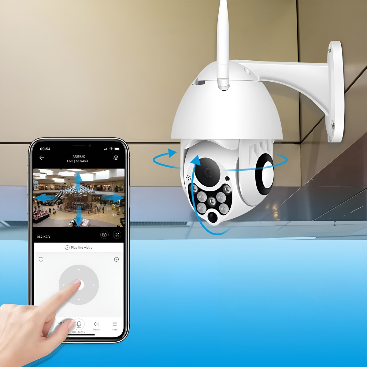 SmartCamera – HD security camera with app control