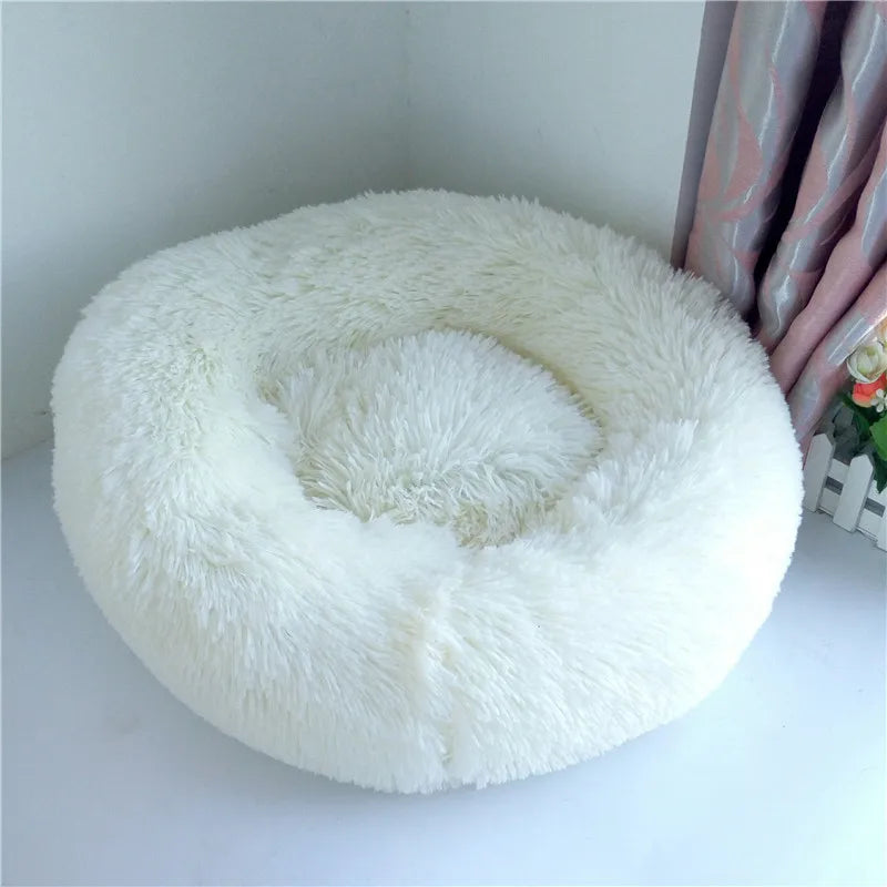 FurryBed Pet Bed Round, Calming and Washable