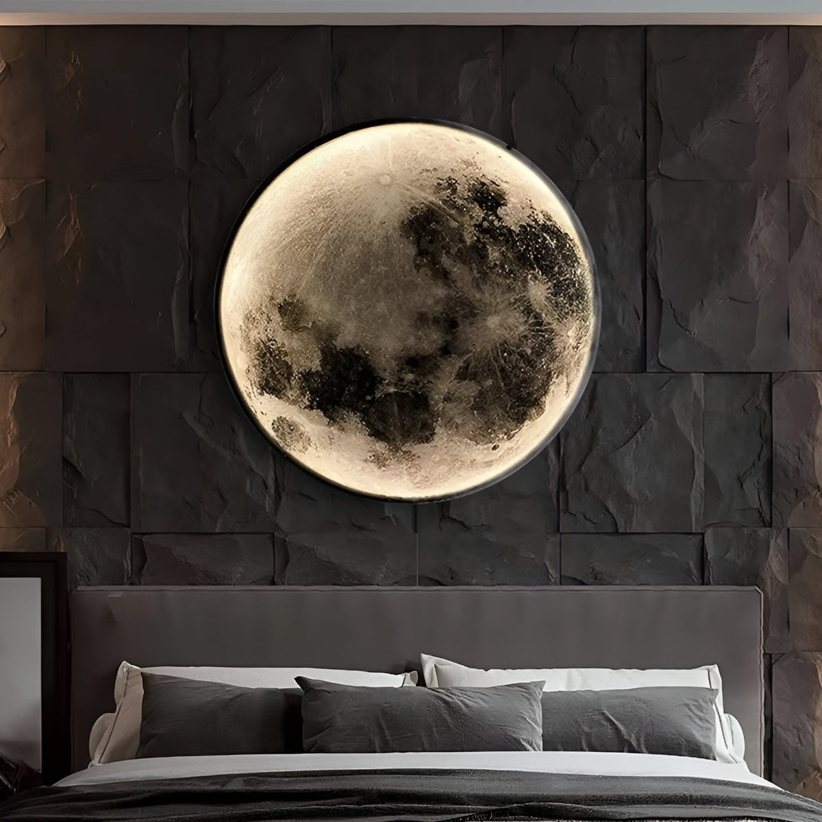 GlowingMoon 3D Moon Lamp With Soft LED Light