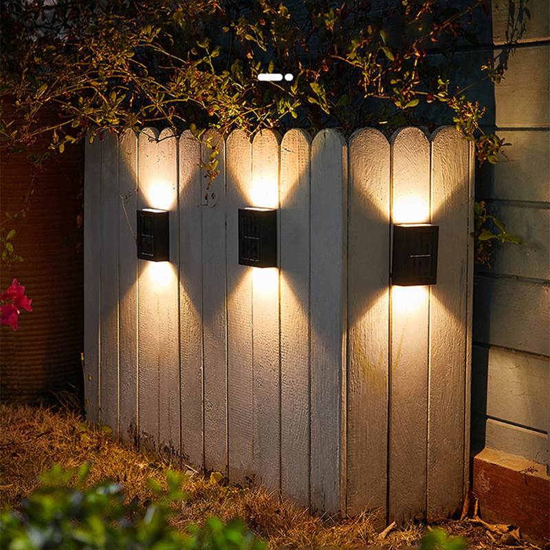 WallLight – Solar-powered LED wall light, double-shaded
