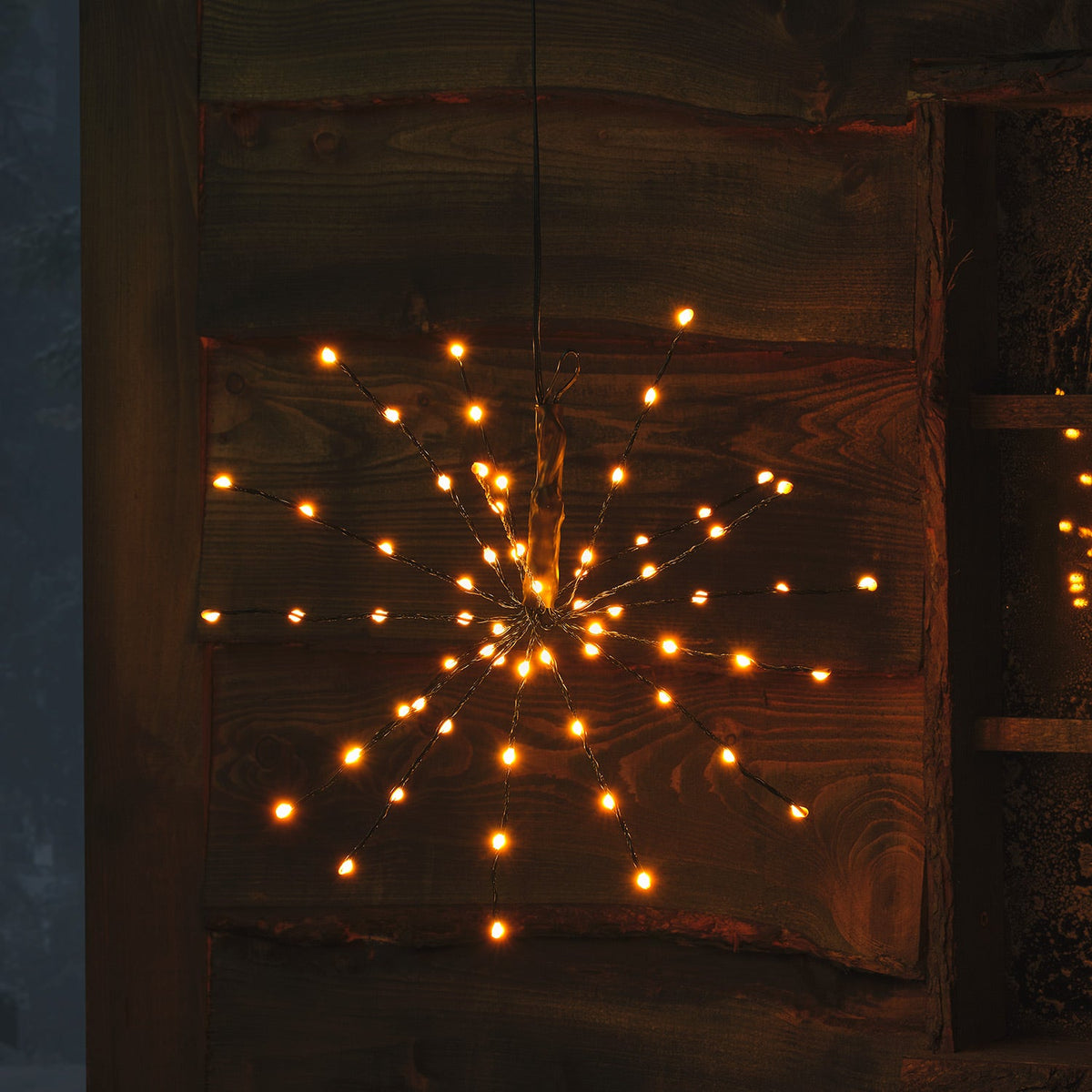 LED Starburst Christmas Decoration Outdoor – 36 cm with Color Selection