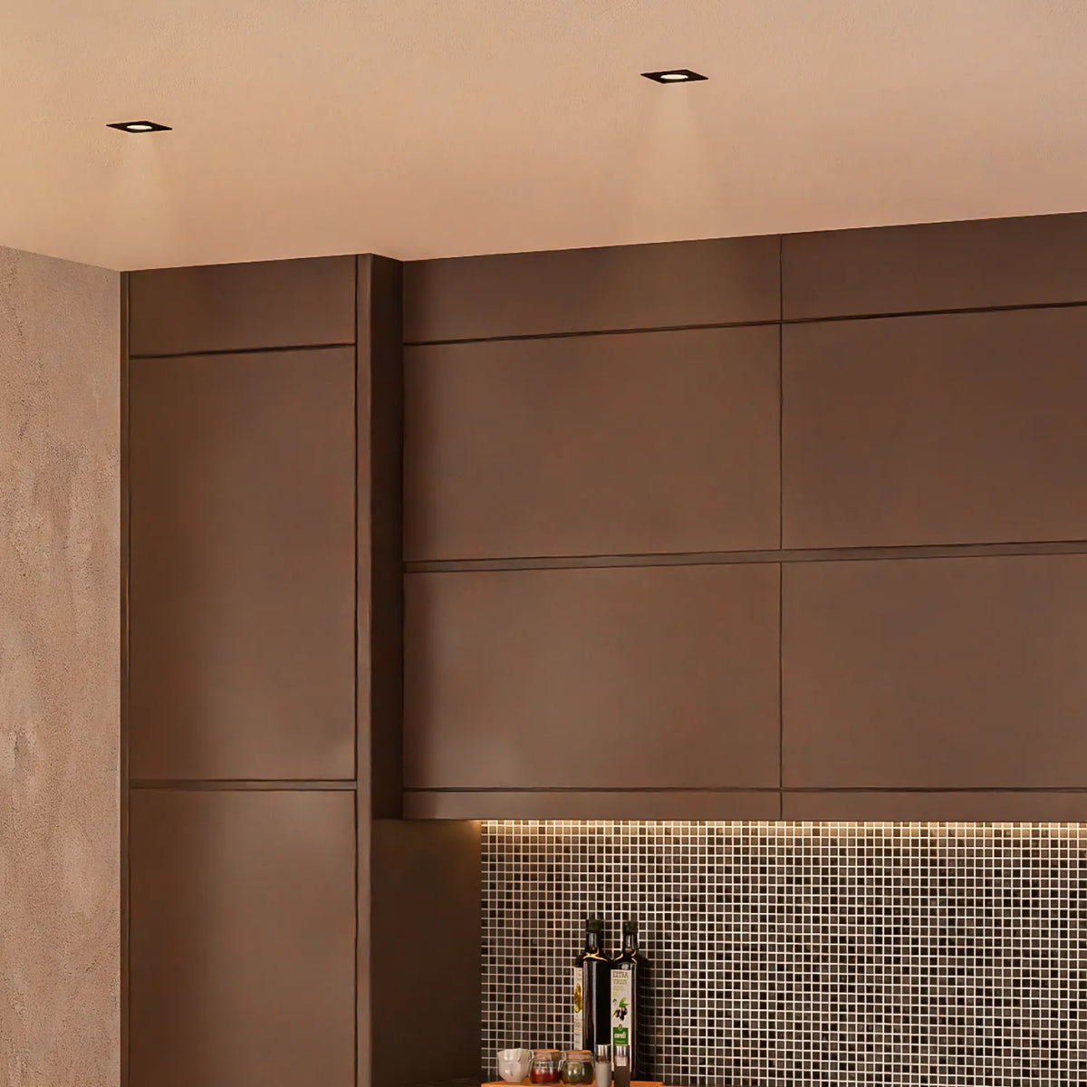 TEA recessed spotlight, without bulb, IP44