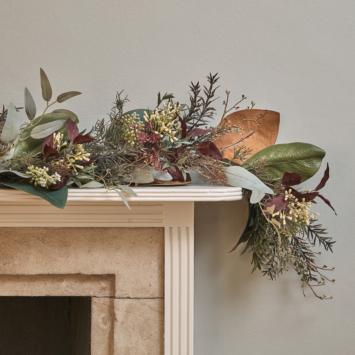 Autumn and winter garland with lighting – 1.5 m