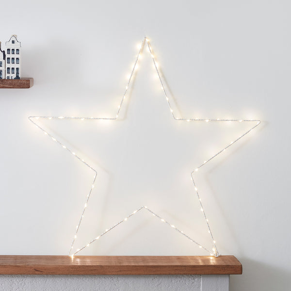 Lighting set classic Christmas window decoration
