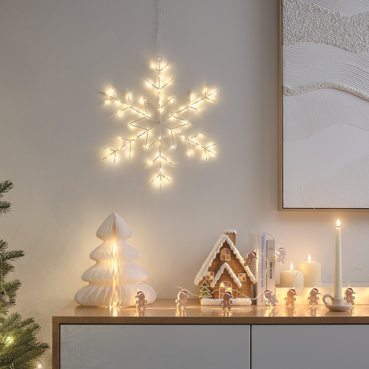 "Osby" LED Snowflake – Christmas Window Decoration