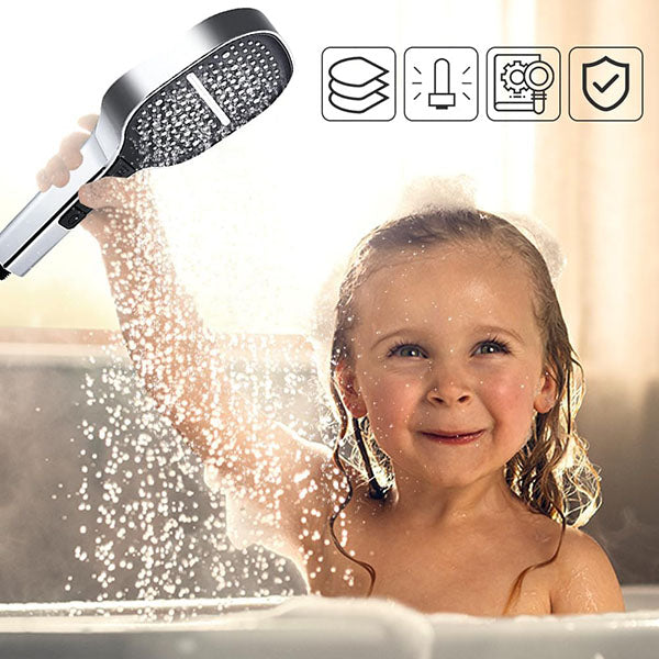 AquaShower – High-Pressure Handheld Showerhead