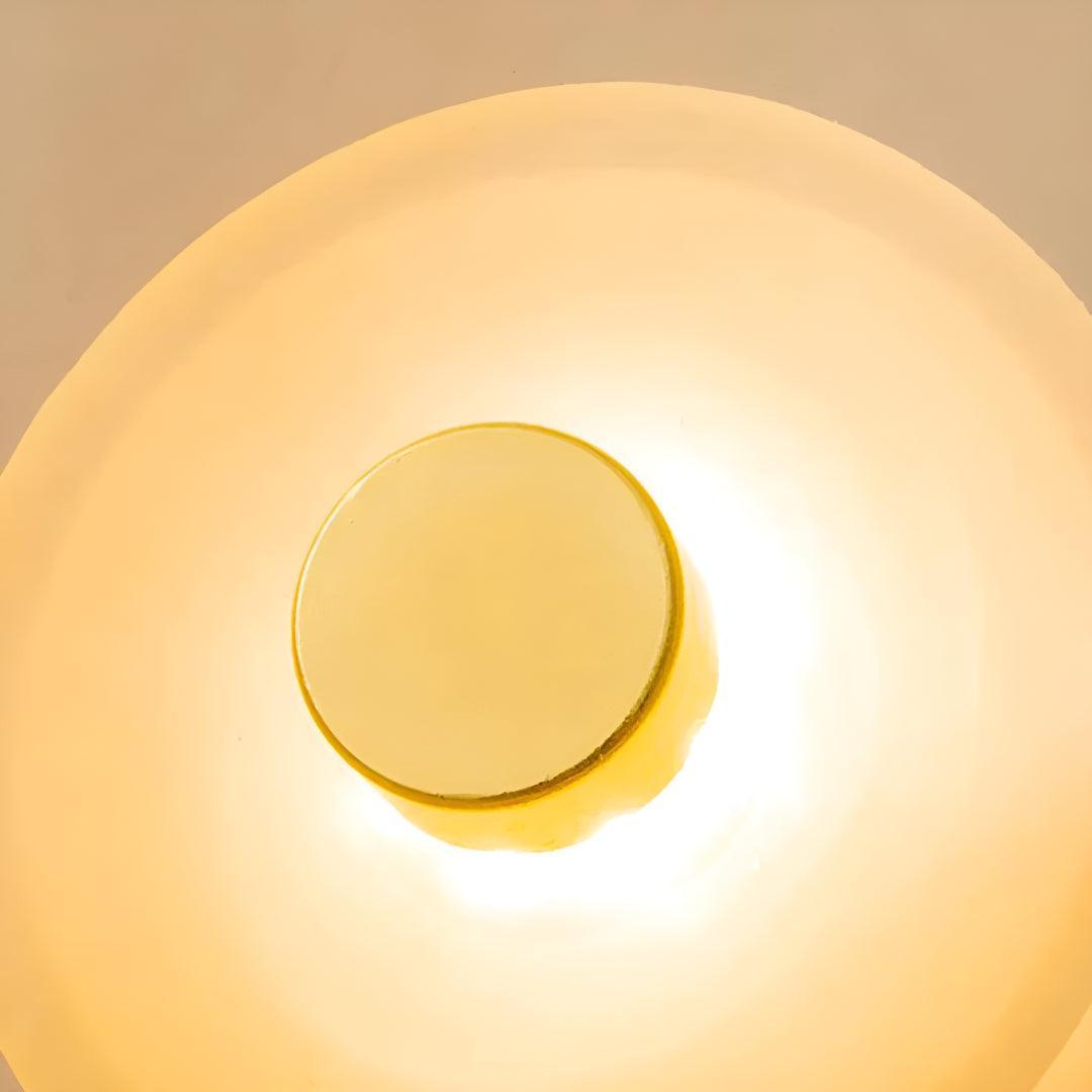 Glas-Wandleuchte LED Farbe Bernstein