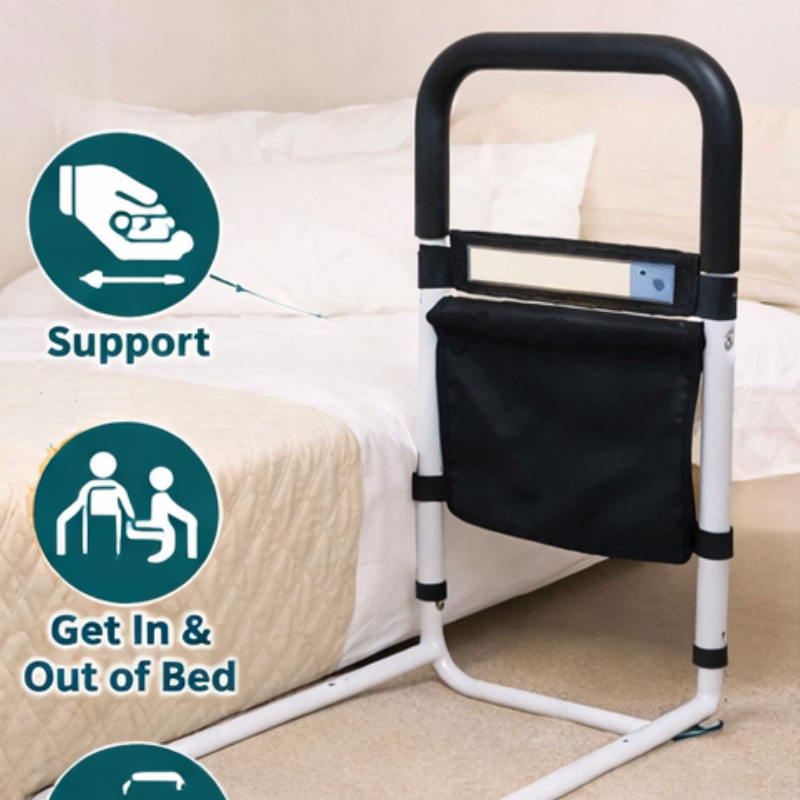 Bed Rail Bed Assist Handle with Storage Pouch