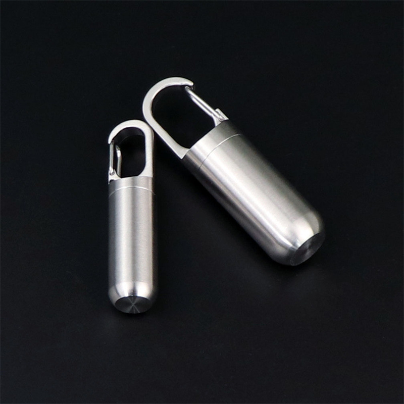 PillCapsule Stainless Steel Pill Case For On The Go