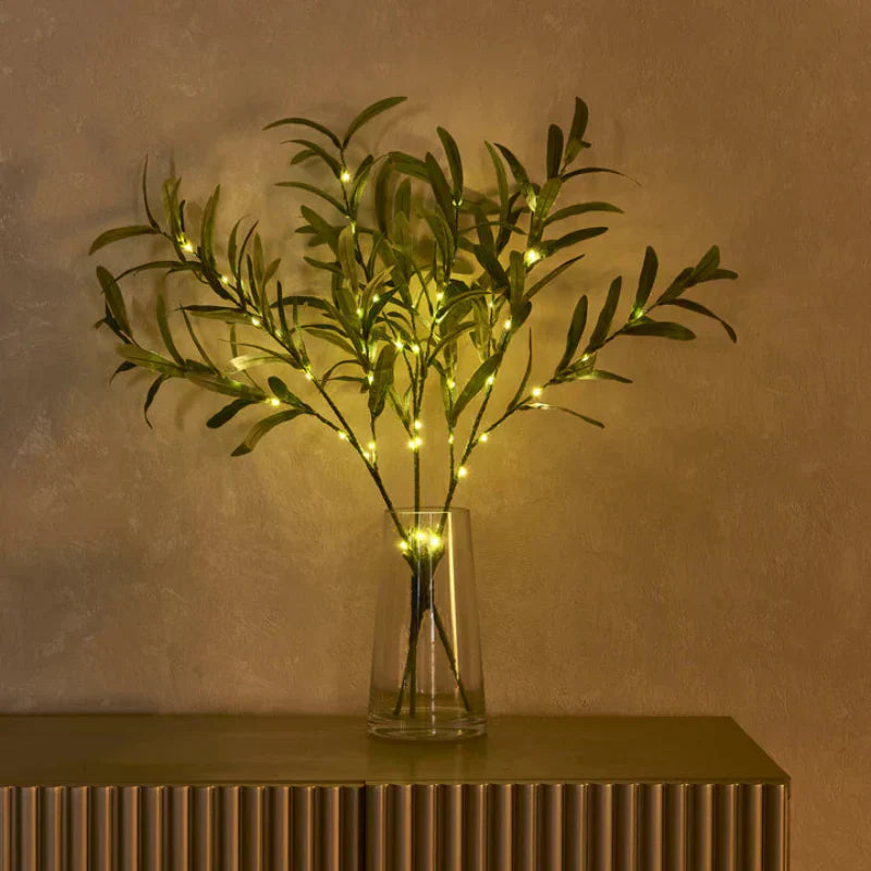 LeafDecor – Illuminated Artificial Leaf Decoration, Set of 2