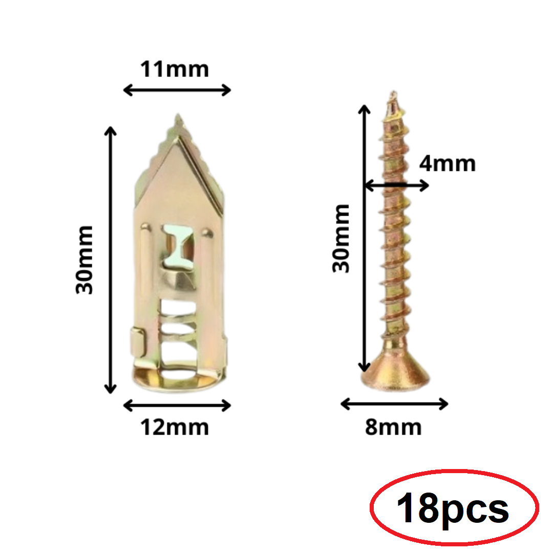WallScrews Drill-free wall plugs and screws