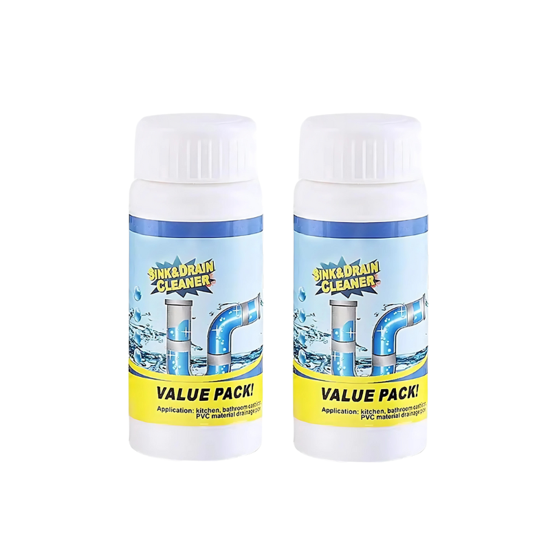 PipeCleaner Drain Cleaning Powder for Sinks and Drains